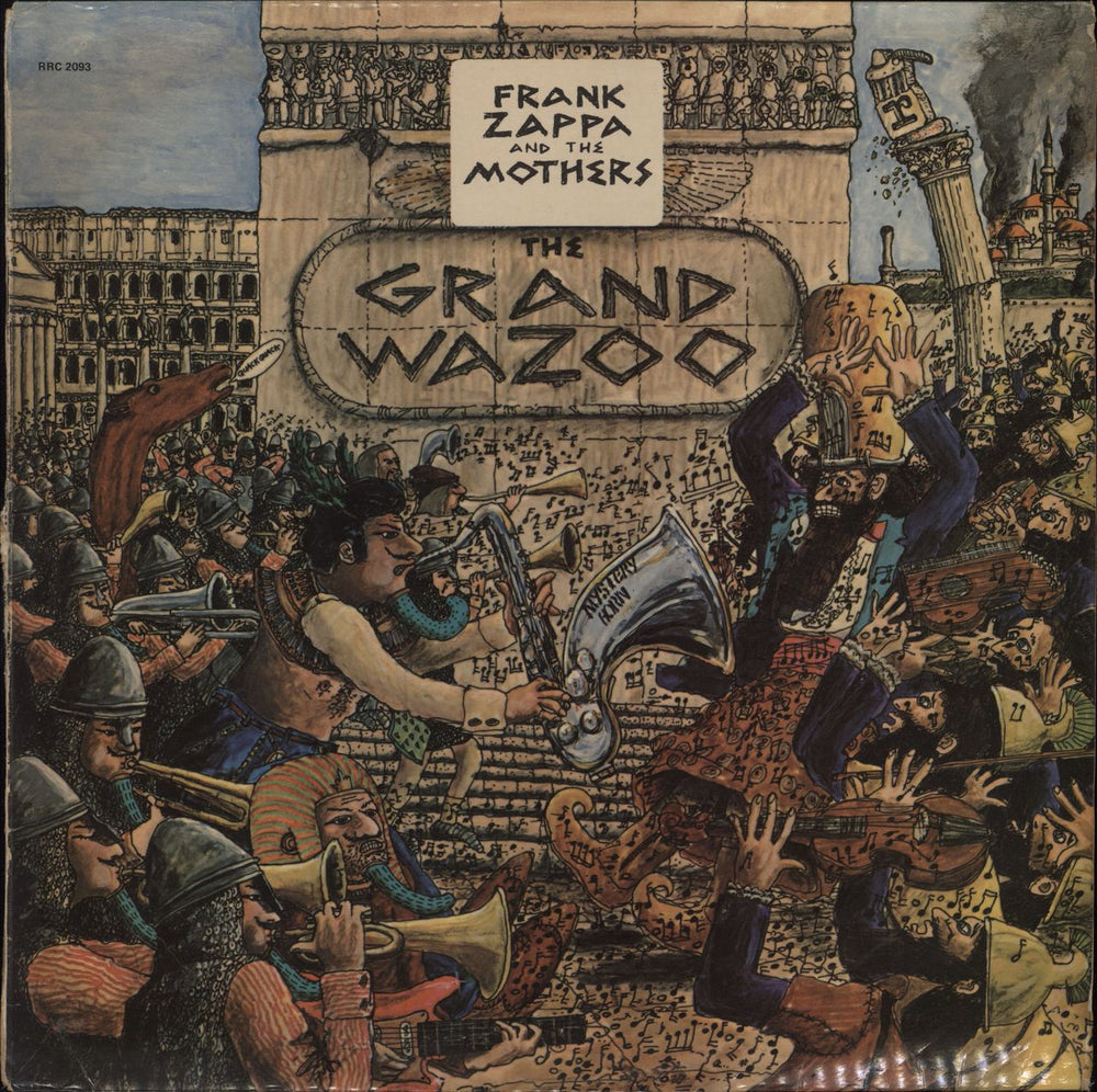 Frank Zappa The Grand Wazoo South African vinyl LP album (LP record) RRC2093