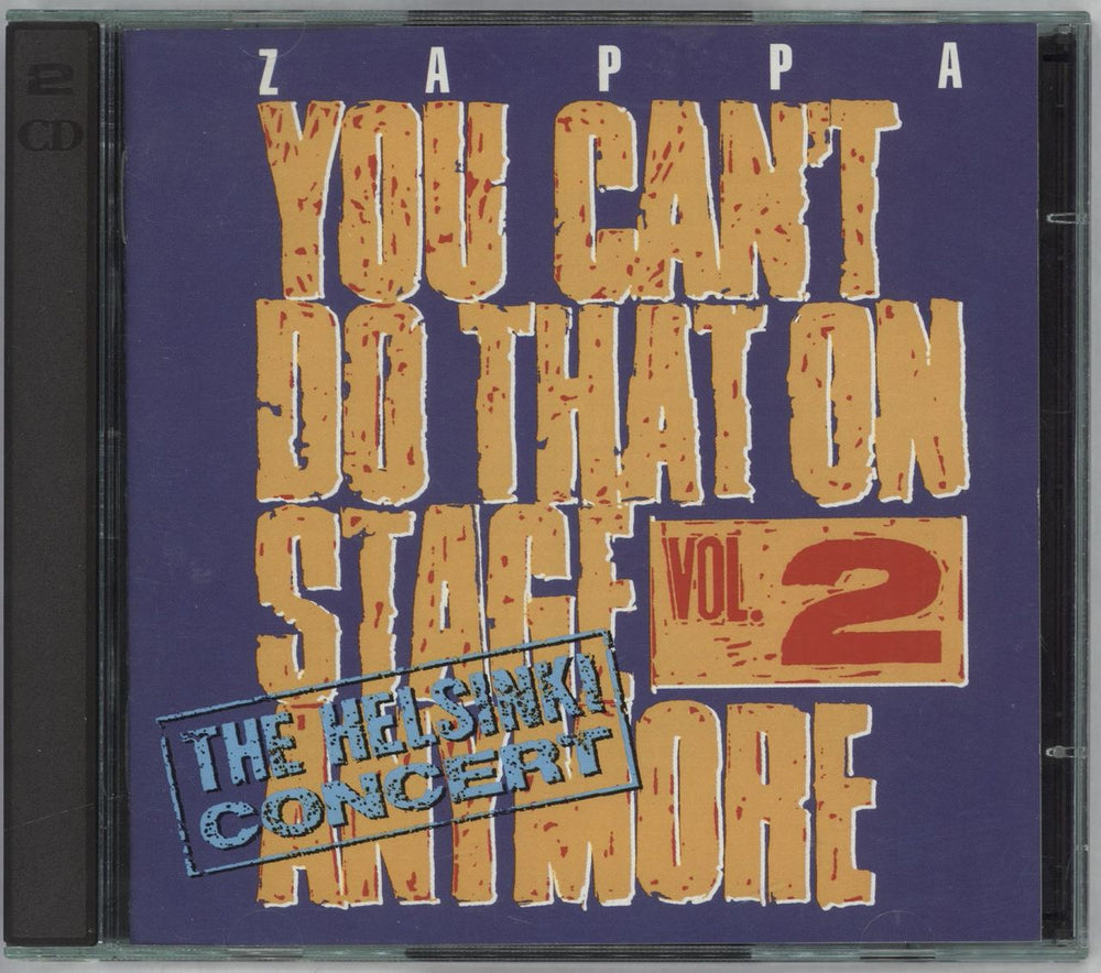 Frank Zappa You Can't Do That On Stage Anymore Vol. 2 US 2 CD album set (Double CD) RCD10563/64