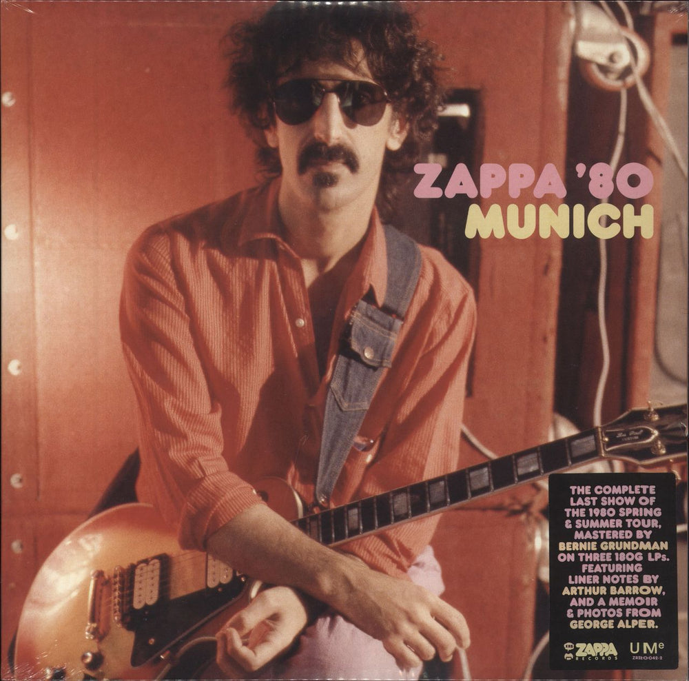 Frank Zappa Zappa '80 Munich - 180 Gram - Sealed UK 3-LP vinyl record set (Triple LP Album) ZR20042-2