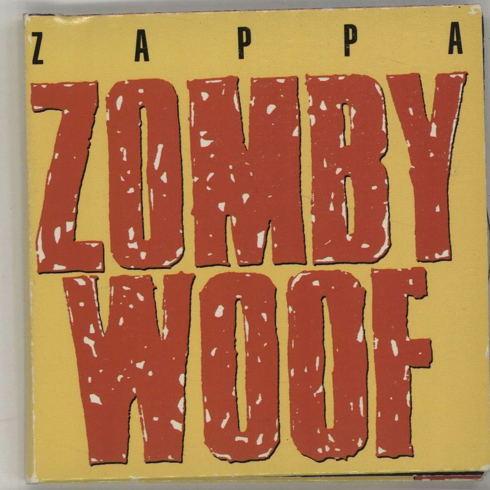 Frank Zappa Zomby Woof - 3" P/s US 3" CD single (CD3) RCD3-1011