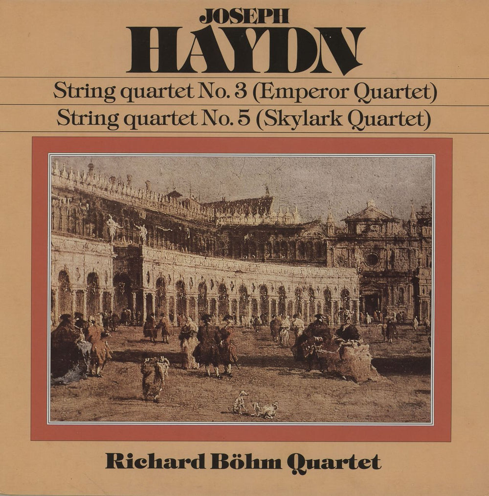 Franz Joseph Haydn String Quartet No. 3 (Emperor), No. 5 (Skylark) German vinyl LP album (LP record) 30026