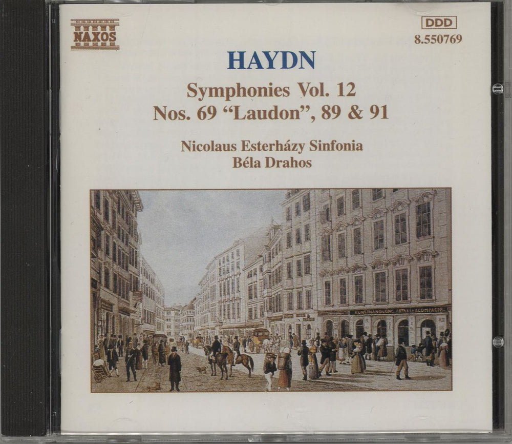 Franz Joseph Haydn Symphonies Vol. 12 Nos. 69 'Laudon' / No. 89 / No. 91 German CD album (CDLP) 8.550287