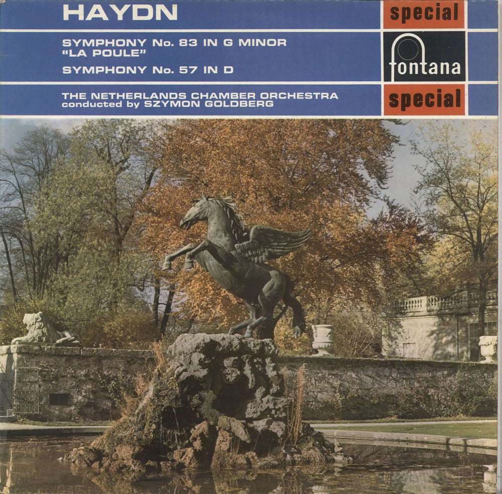 Franz Joseph Haydn Symphony No. 83 in G Minor "La Poule" / Symphony No. 57 in D UK vinyl LP album (LP record) SFL14039
