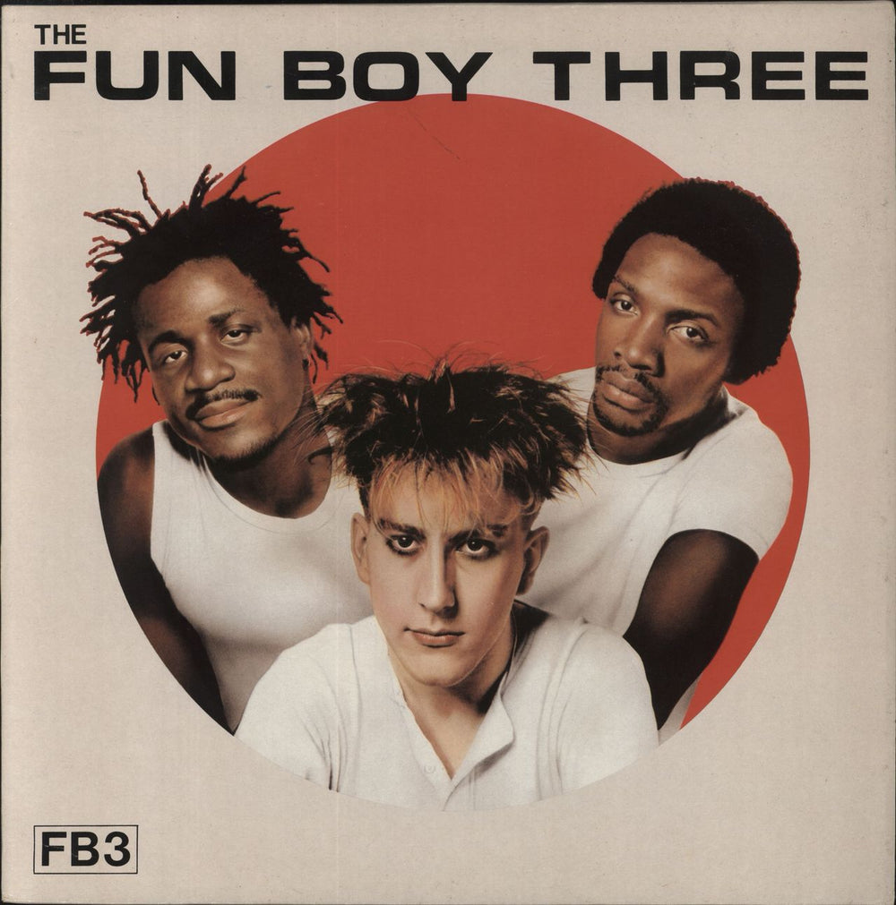 Fun Boy Three FB3 + Merchandise Insert UK vinyl LP album (LP record) CHR1383