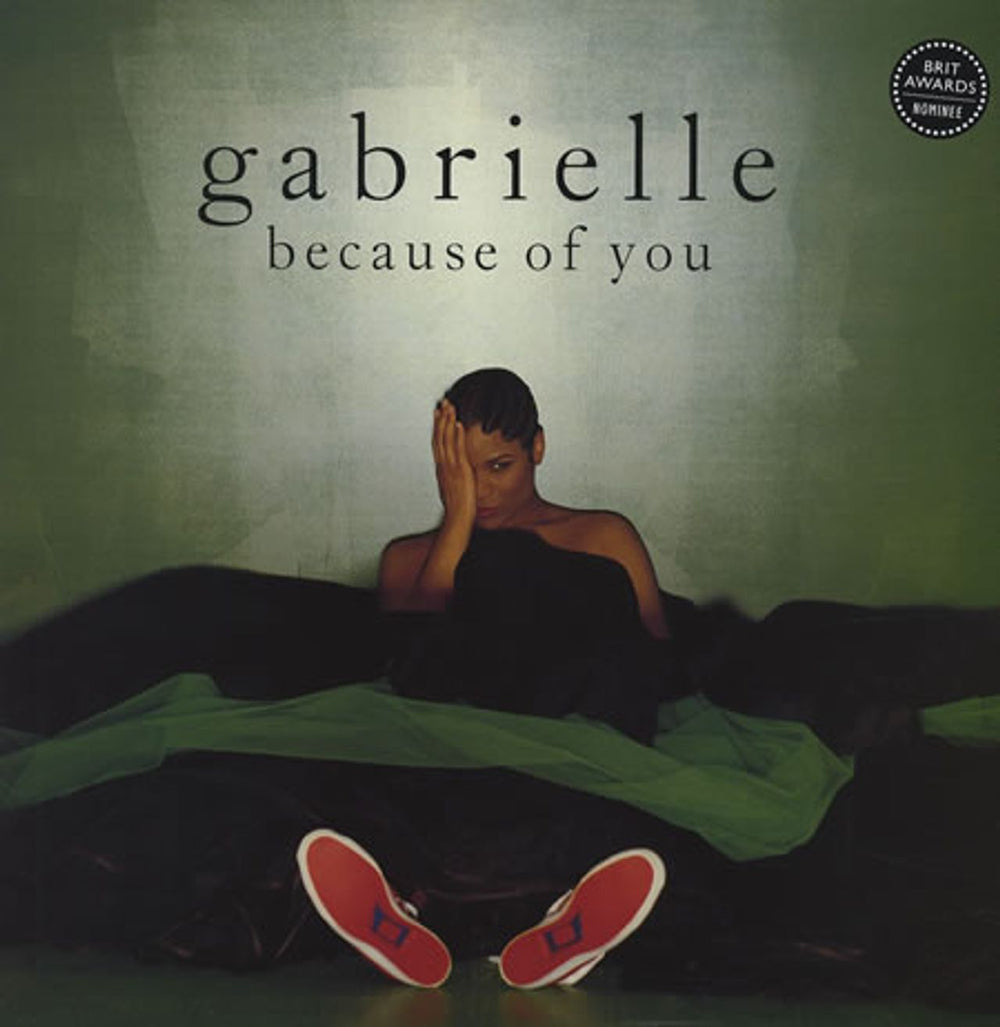 Gabrielle Because Of You UK 12" vinyl single (12 inch record / Maxi-single) GODX109