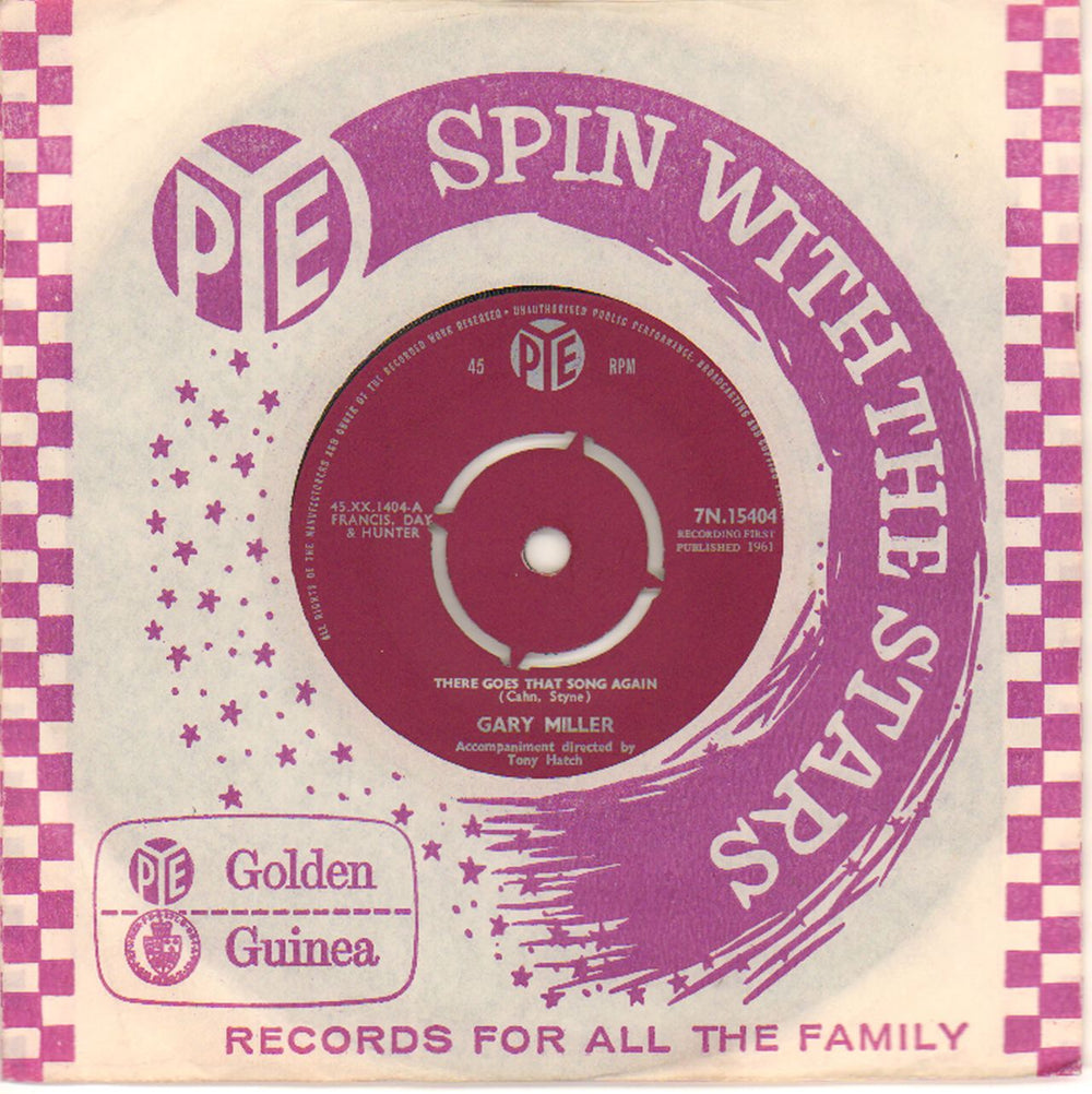 Gary Miller There Goes That Song Again UK 7" vinyl single (7 inch record / 45) 7N.15404