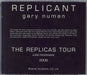 Gary Numan Replicant UK 2 CD album set (Double CD)