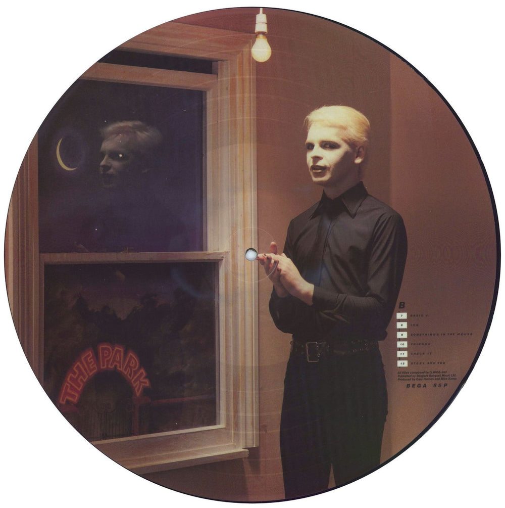 Gary Numan The Plan - Hype Stickered UK picture disc LP (vinyl picture disc album)