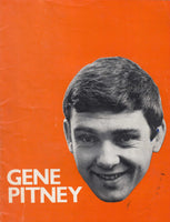 Gene Pitney Concert Programme UK tour programme PROGRAMME