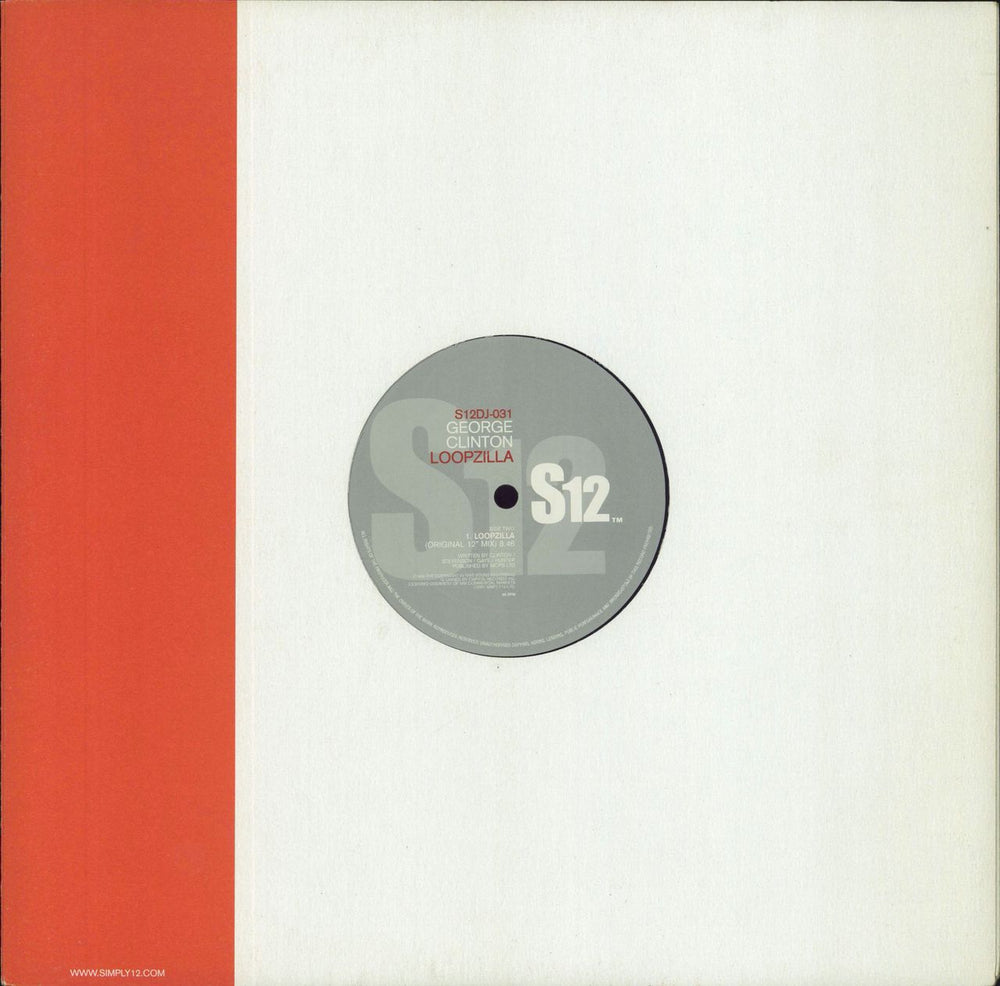 George Clinton Atomic Dog/Loopzilla UK 12" vinyl single (12 inch record / Maxi-single) 802922003165