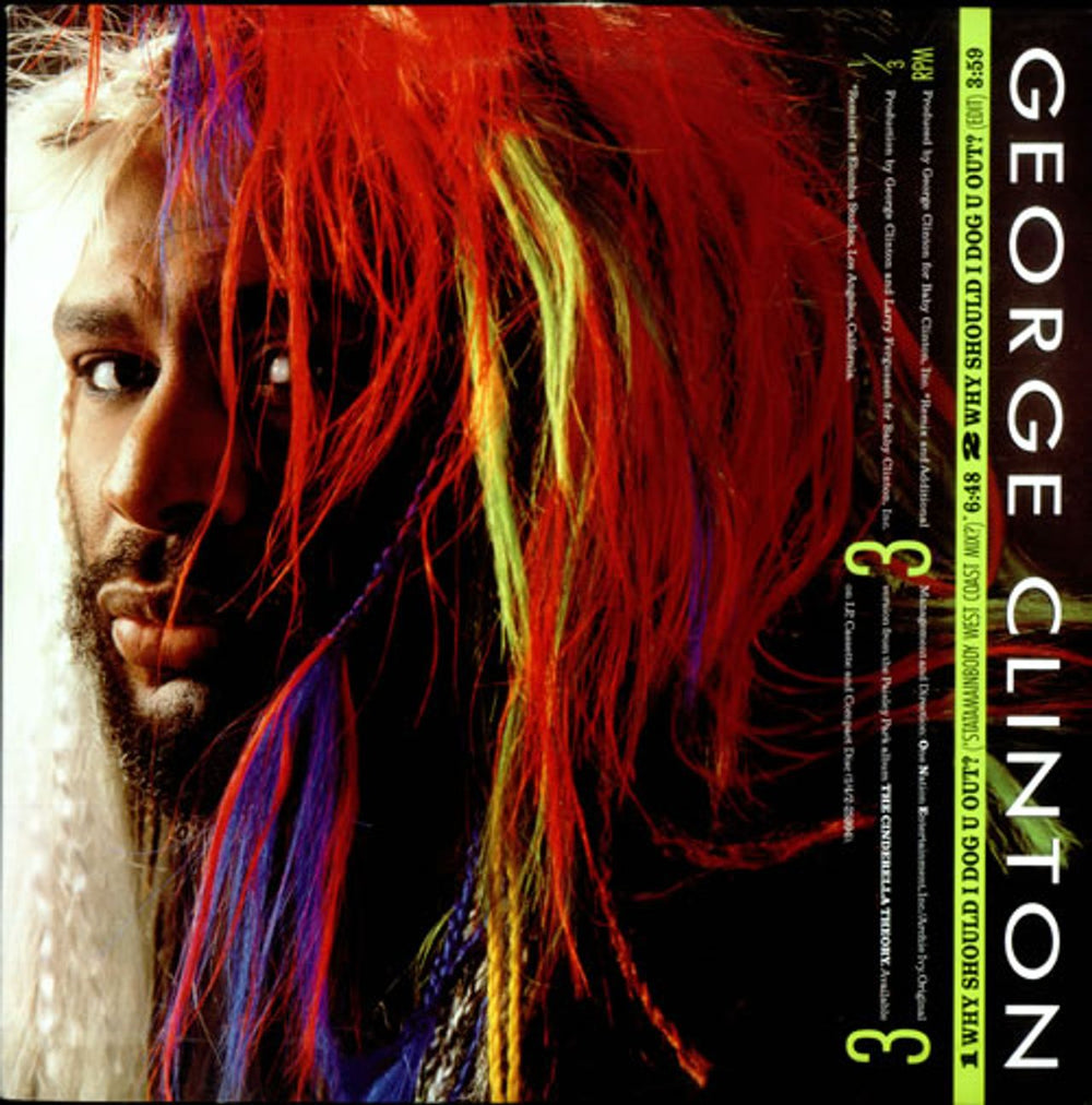 George Clinton Why Should I Dog U Out? US Promo 12" vinyl single (12 inch record / Maxi-single) PRO-A-3438