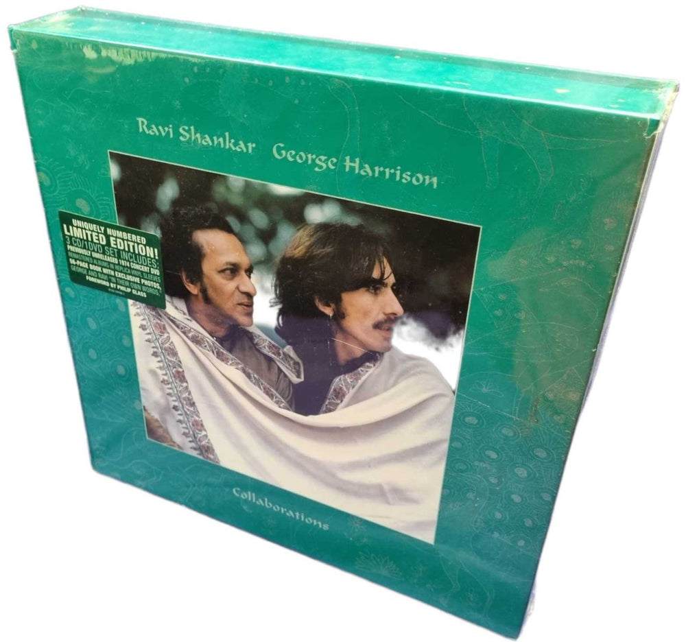 George Harrison Collaborations - Sealed UK 3-disc CD/DVD Set GHA3DCO521199