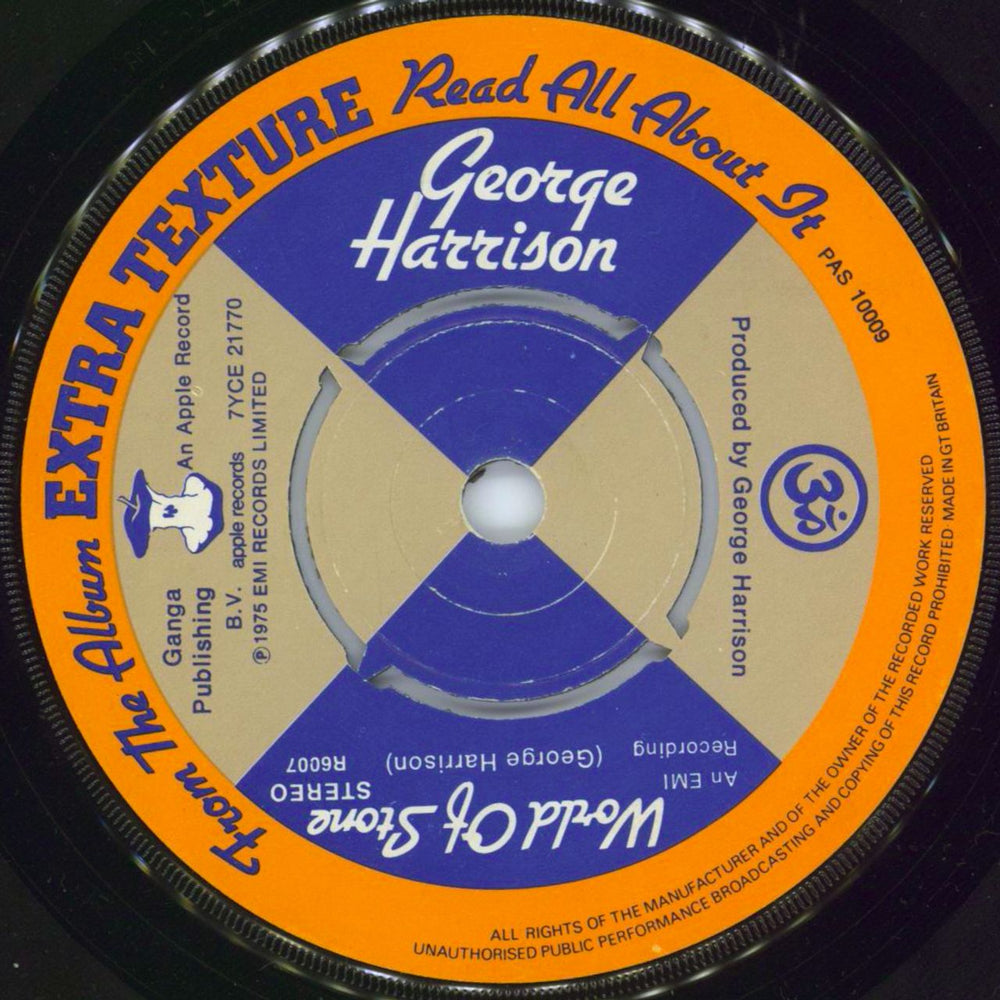 George Harrison You UK 7" vinyl single (7 inch record / 45)