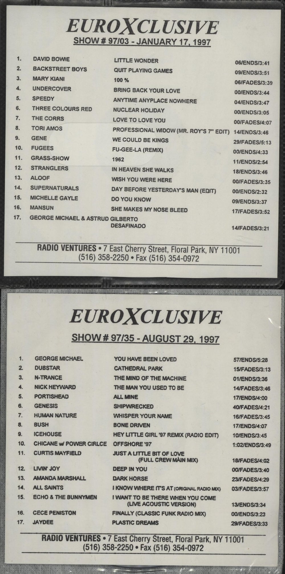 George Michael EuroXclusive - 13 Disc's US Promo CD album (CDLP)