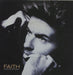 George Michael Faith + Glossy Card Sleeve UK 7" vinyl single (7 inch record / 45) EMU3