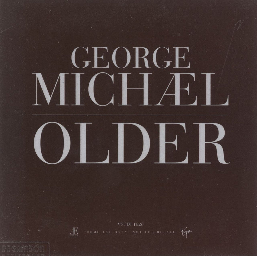 George Michael Older UK Promo CD single (CD5 / 5") VSCDJ1626