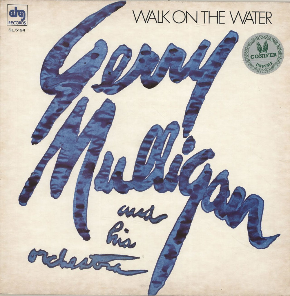 Gerry Mulligan Walk On The Water US vinyl LP album (LP record) SLC5194