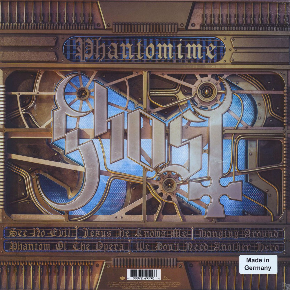 Ghost (Swedish) Phantomime - Gold Vinyl Indie Store Exclusive - Sealed UK vinyl LP album (LP record) 888072495906