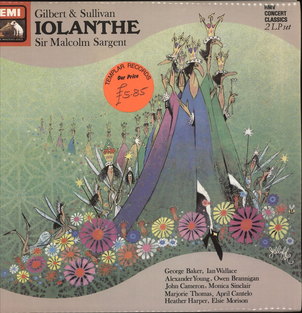 Gilbert & Sullivan Iolanthe UK 2-LP vinyl record set (Double LP Album) SXDW30472