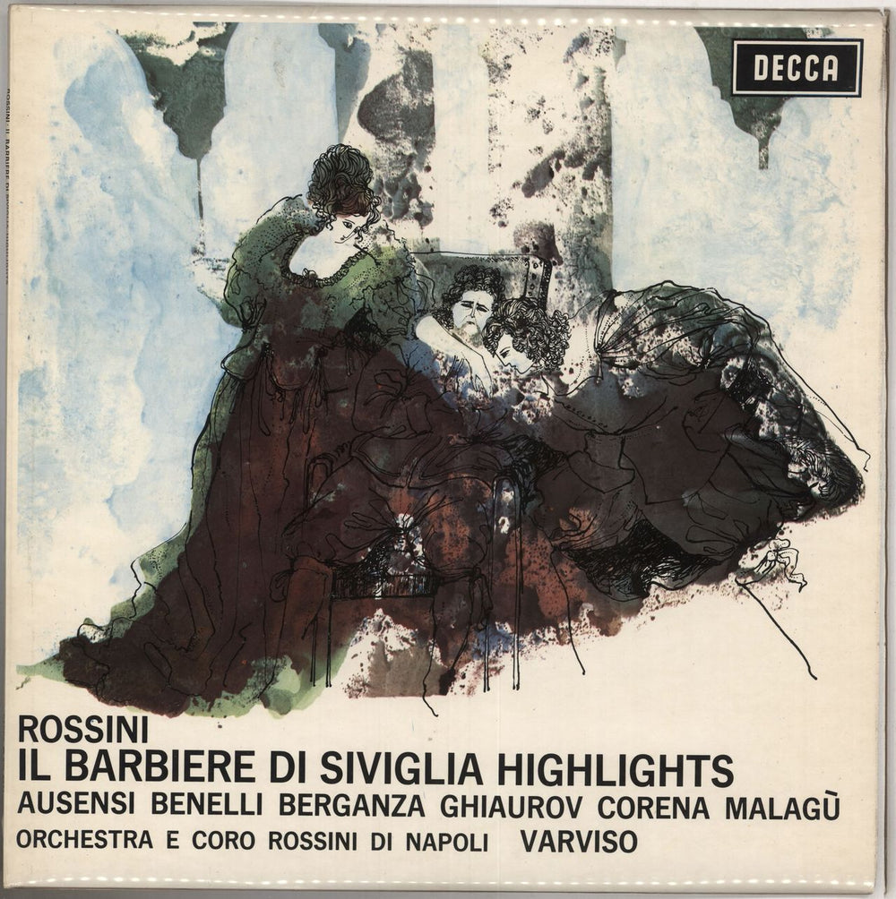 Gioacchino Rossini Il Barbiere Di Siviglia Highlights - boxed label UK vinyl LP album (LP record) SXL6271