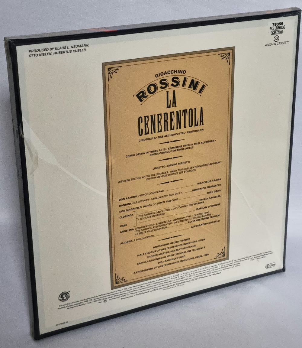 Gioacchino Rossini La Cenerentola - Sealed Dutch Vinyl Box Set