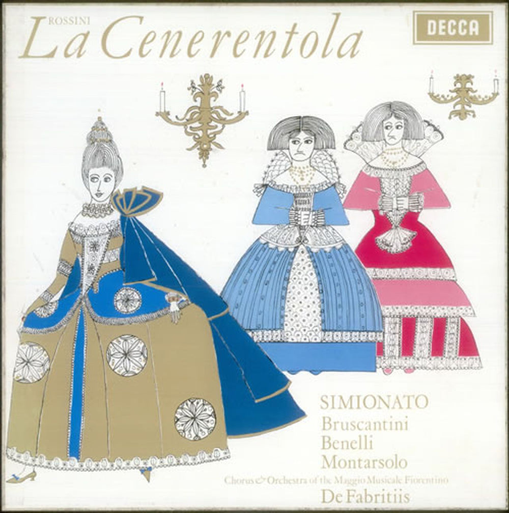 Gioacchino Rossini La Cenerentola UK 3-LP vinyl record set (Triple LP Album) SET265/7