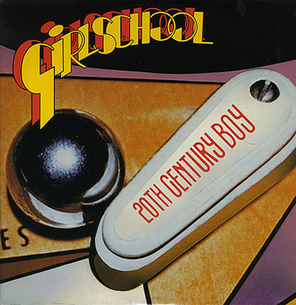 Girlschool 20th Century Boy UK 12" vinyl single (12 inch record / Maxi-single) BROX171