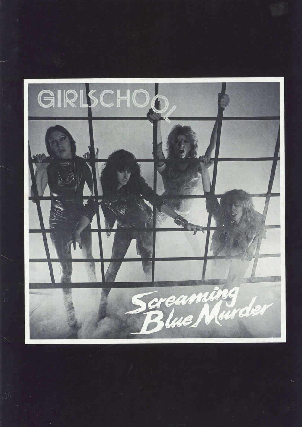 Girlschool Screaming Blue Murder + Ticket Stub UK tour programme TOUR PROGRAMME