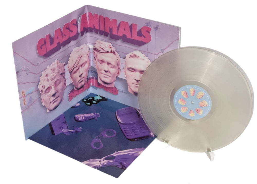 Glass Animals Dreamland - Clear Vinyl + Numbered Pop-Up Sleeve UK vinyl LP album (LP record) G8ELPDR787346