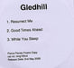 Gledhill Resurrect Me UK CD-R acetate CD-R ACETATE