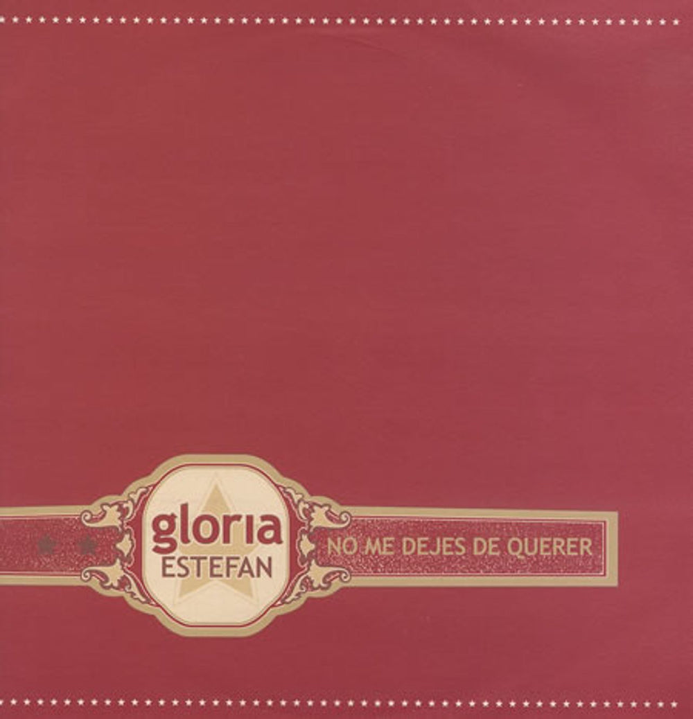 Gloria Estefan No Me Dejes De Querer UK Promo 12" vinyl single (12 inch record / Maxi-single) XPR3402