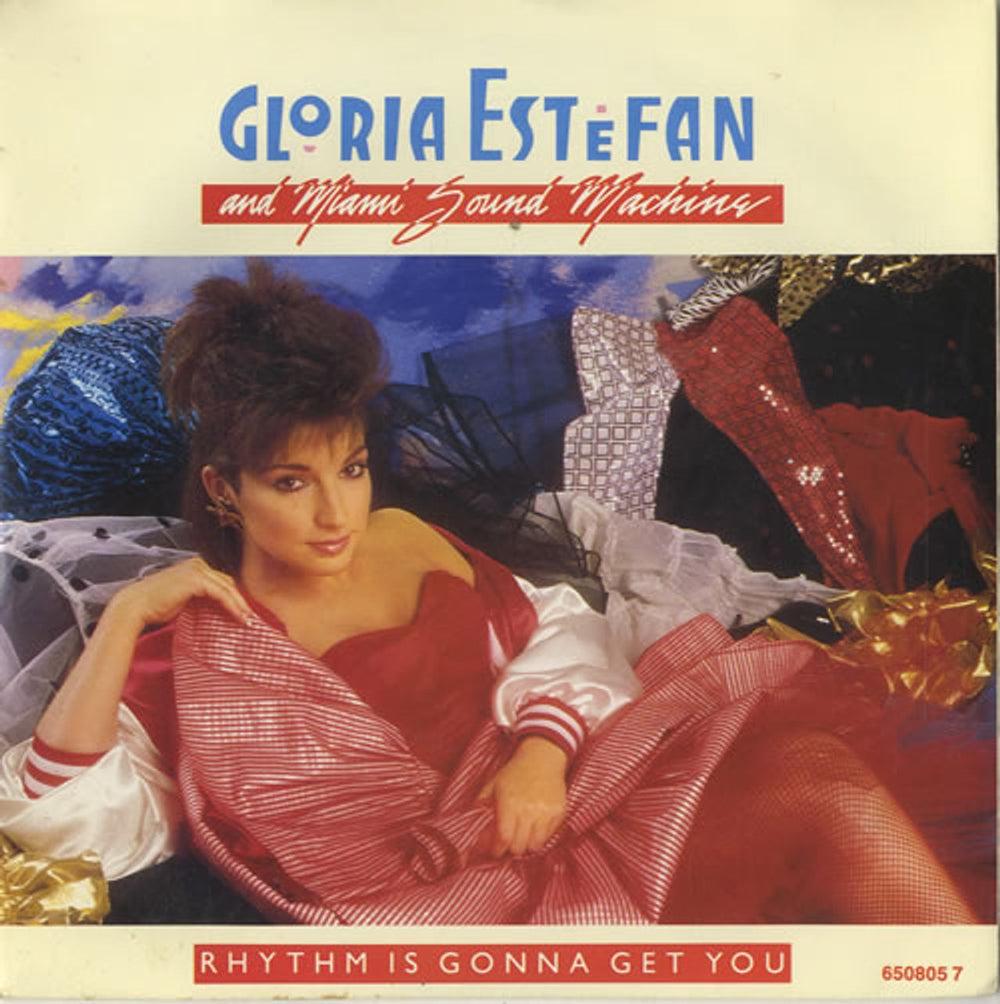 Gloria Estefan Rhythm Is Gonna Get You UK 7" vinyl single (7 inch record / 45) 6508057