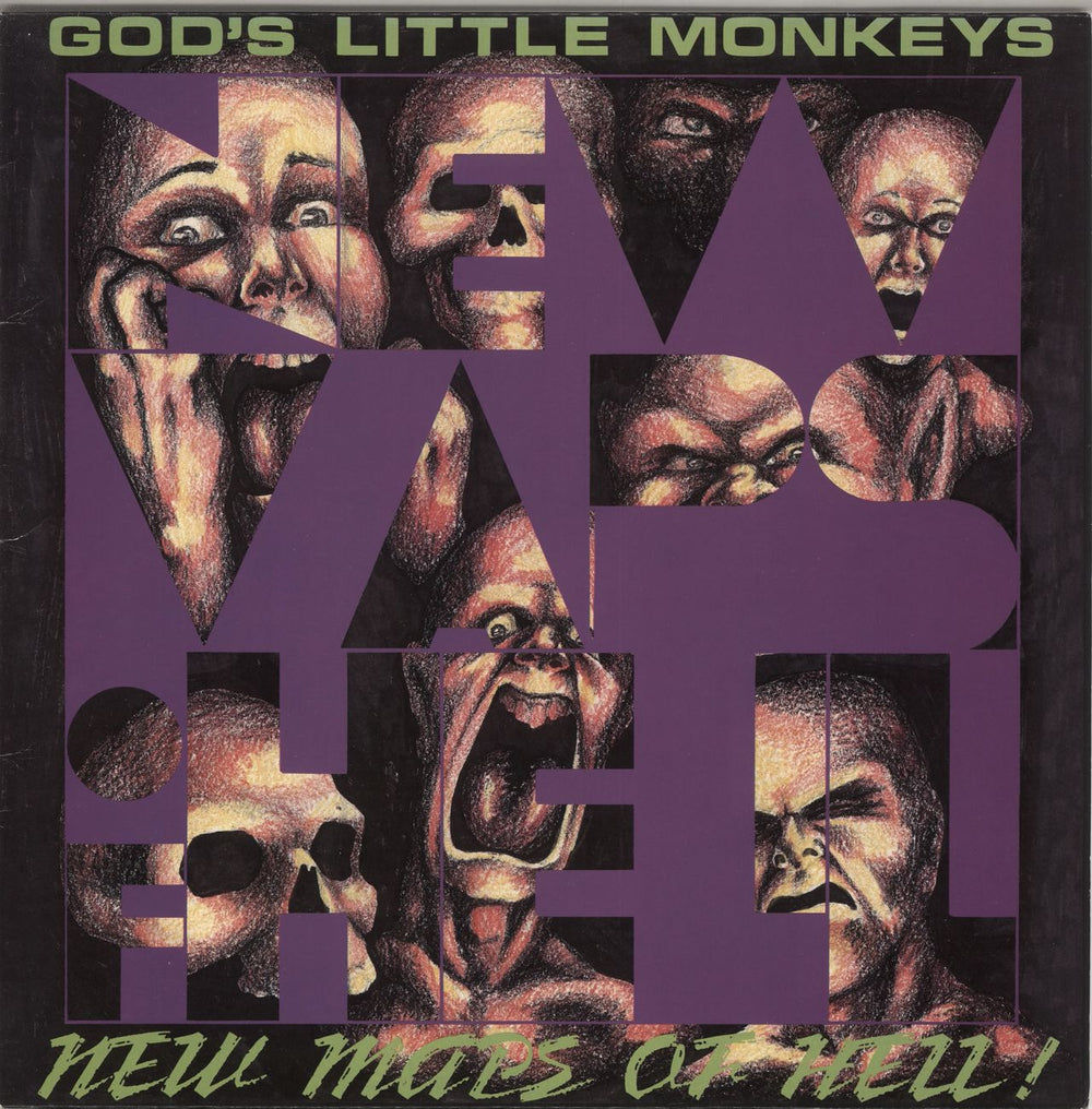 God's Little Monkeys New Maps Of Hell UK vinyl LP album (LP record) COOK022