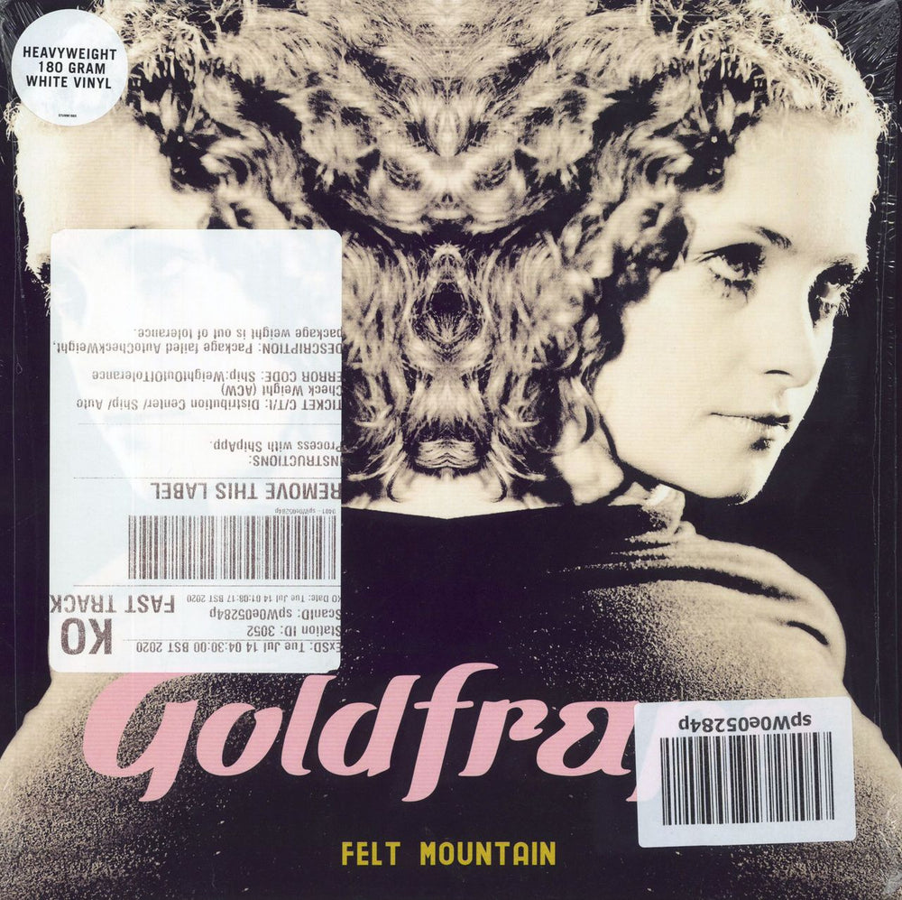 Goldfrapp Felt Mountain - 180gm White Vinyl UK vinyl LP album (LP record) STUMM188X