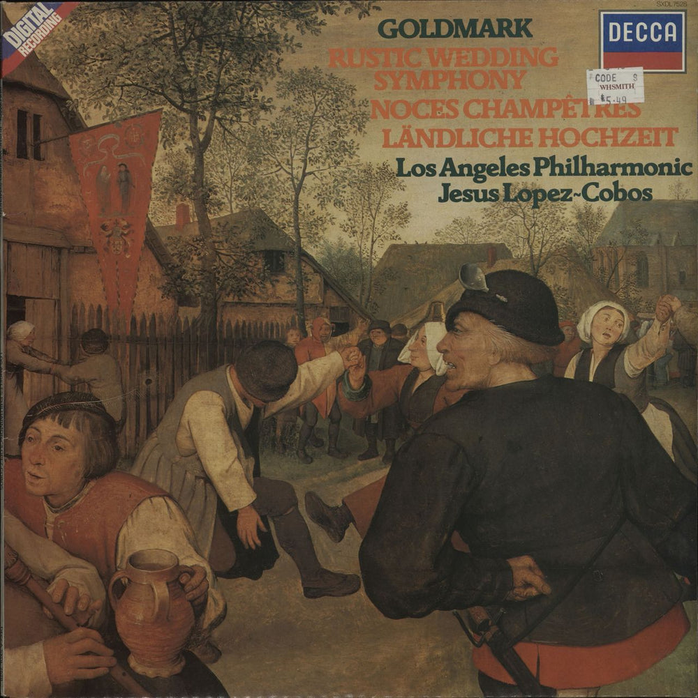 Goldmark Rustic Wedding Symphony/ Noces Champêtres/ Ländliche Hochzeit UK vinyl LP album (LP record) SXDL7528