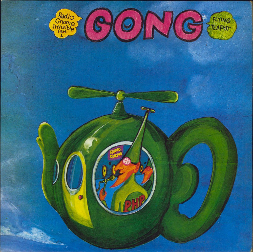 Gong Flying Teapot - 4th UK vinyl LP album (LP record) V2002