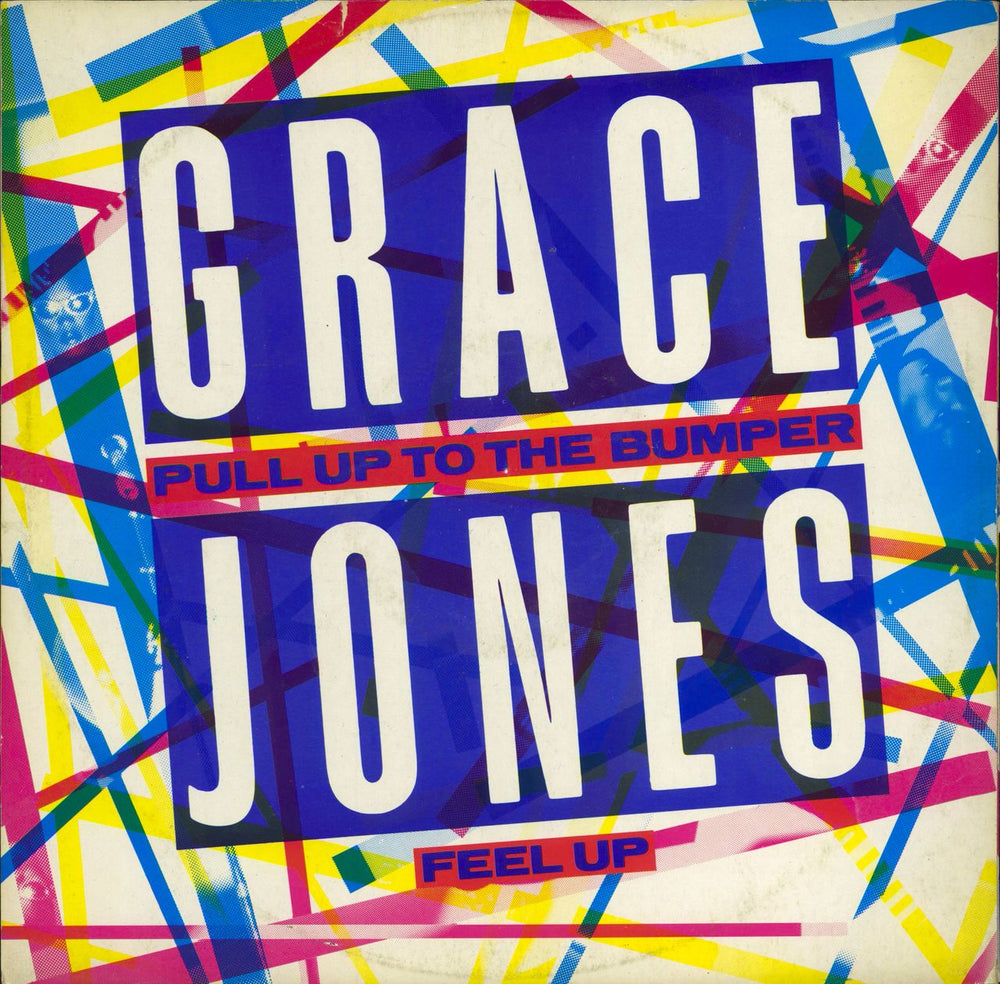 Grace Jones Pull Up To The Bumper - Picture Sleeve UK 12" vinyl single (12 inch record / Maxi-single) 12WIP6696