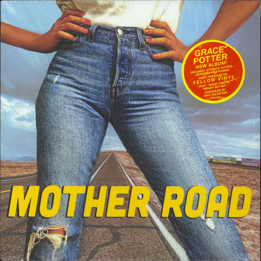 Grace Potter Mother Road - Sealed - Yellow Vinyl US vinyl LP album (LP record) FAN01660