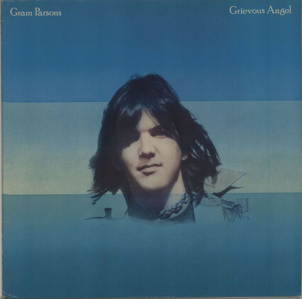 Gram Parsons Grievous Angel - EX US vinyl LP album (LP record) MS2171