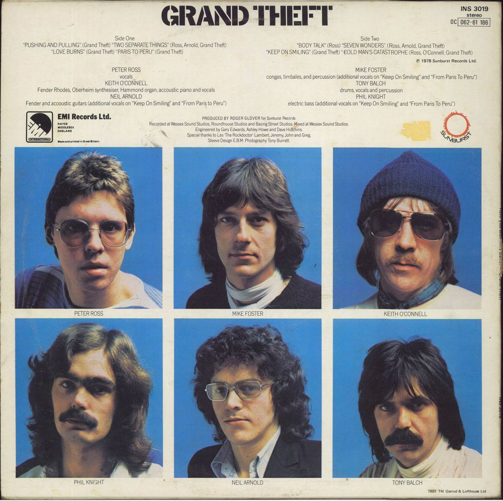 Grand Theft Have You Seen This Band ? UK vinyl LP album (LP record)