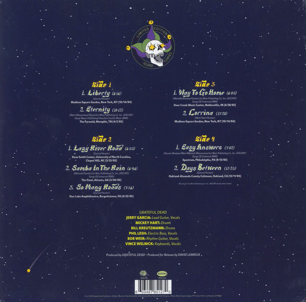 Grateful Dead Ready Or Not - Sealed - 180g US 2-LP vinyl record set (Double LP Album) 603497851270