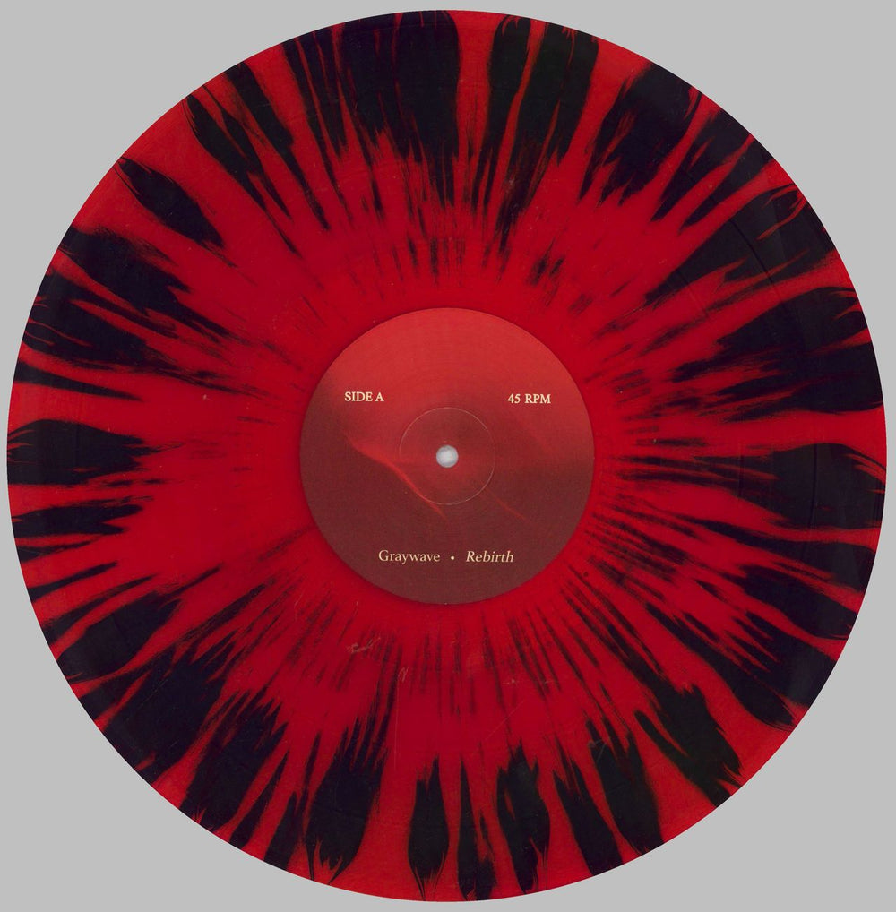 Graywave Rebirth - Red With Black Splatter UK 12" vinyl single (12 inch record / Maxi-single) 5YA12RE822040