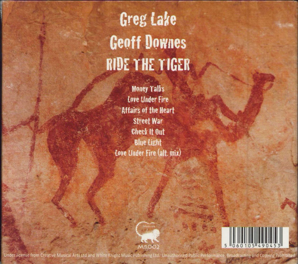 Greg Lake Ride The Tiger - Sealed UK CD album (CDLP) 5060105490453