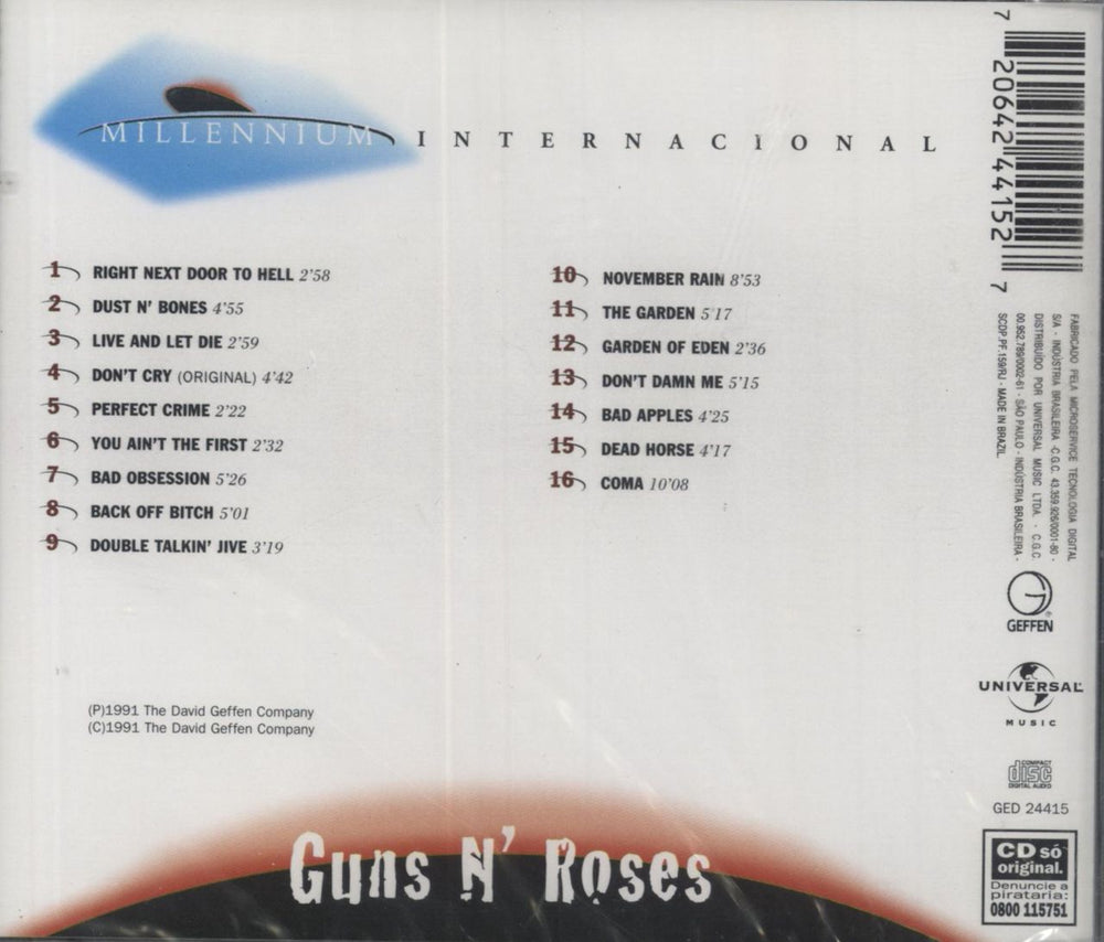 Guns N Roses Use Your Illusion I - Sealed Australian CD album (CDLP)