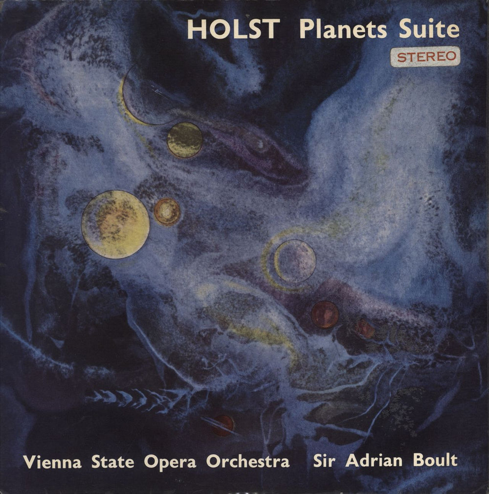 Gustav Holst Planets Suite UK vinyl LP album (LP record) ST.254