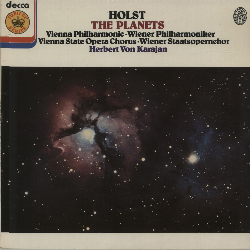 Gustav Holst The Planets UK vinyl LP album (LP record) JB30