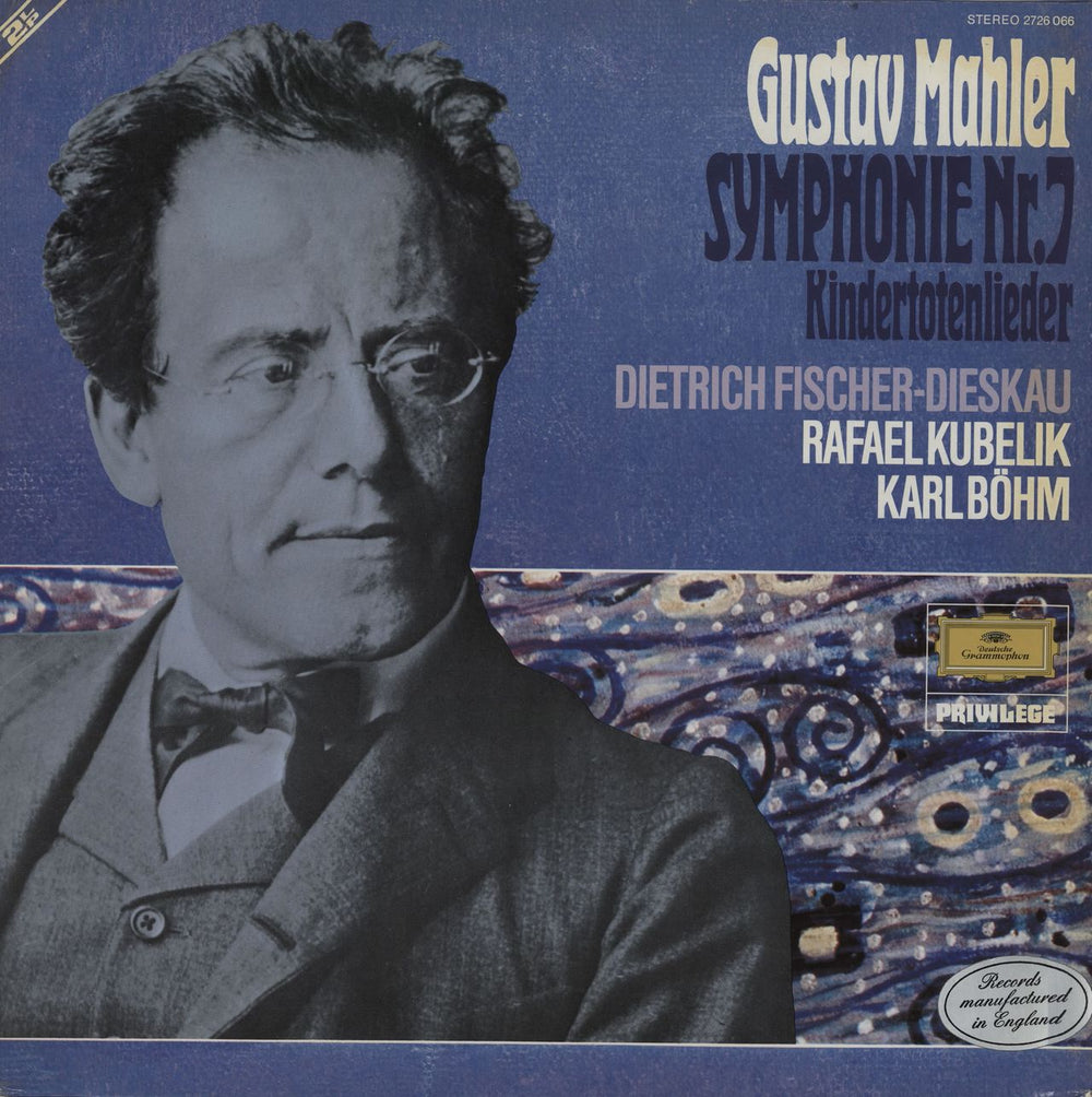 Gustav Mahler Symphonie Nr. 7/ Kindertotenlieder UK 2-LP vinyl record set (Double LP Album) 2726066