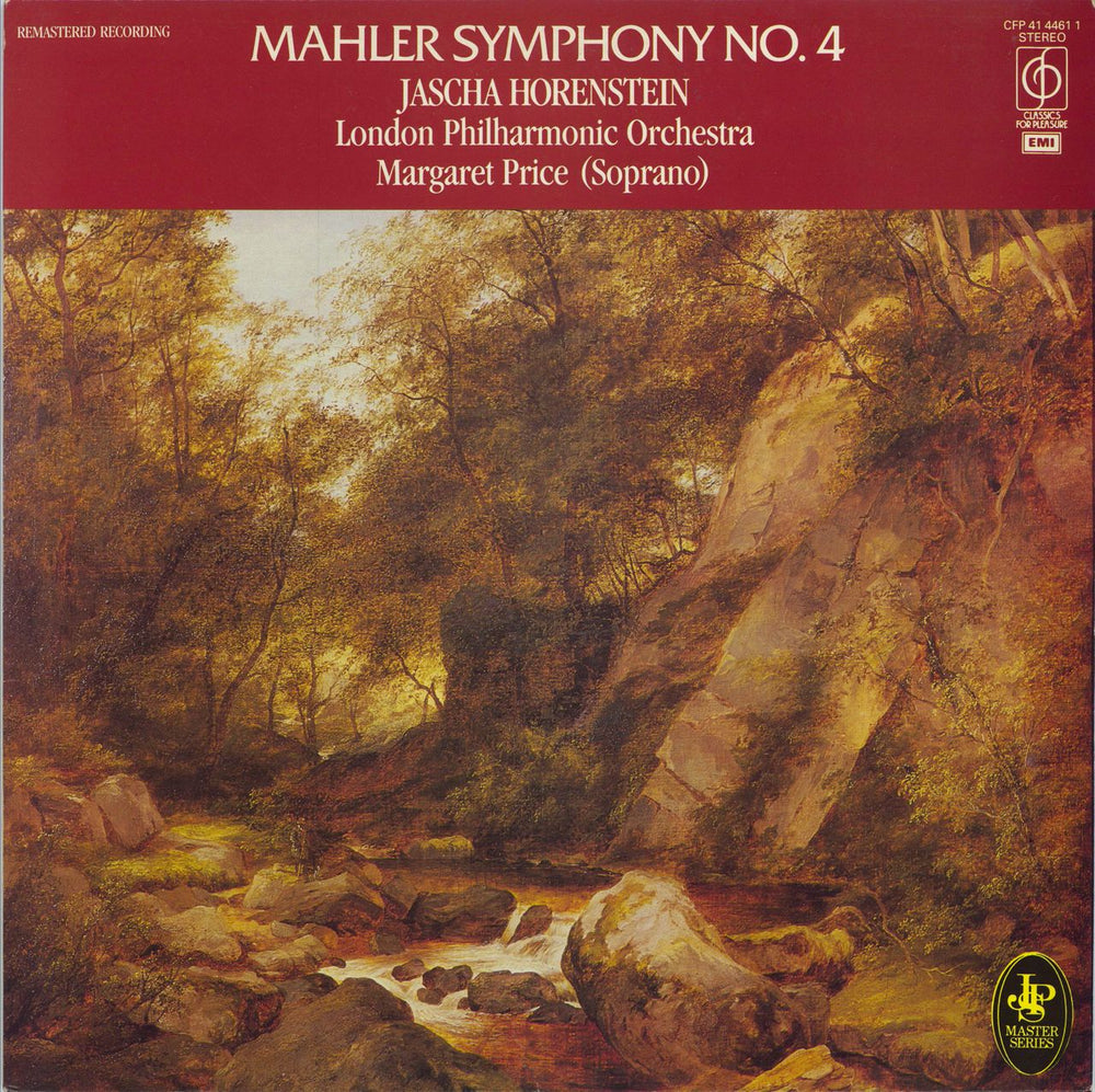 Gustav Mahler Symphony No 4 UK vinyl LP album (LP record) CFP4144611