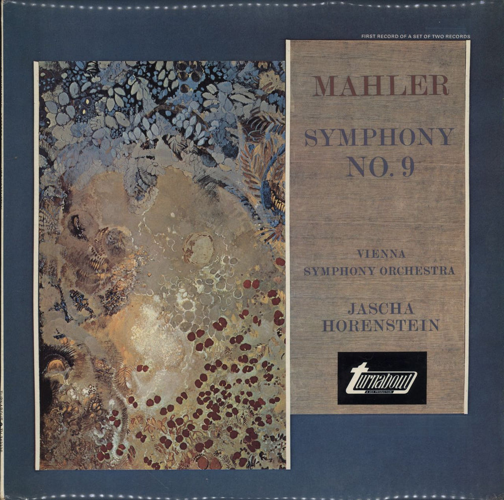 Gustav Mahler Symphony No. 9 UK 2-LP vinyl record set (Double LP Album) TV34332S