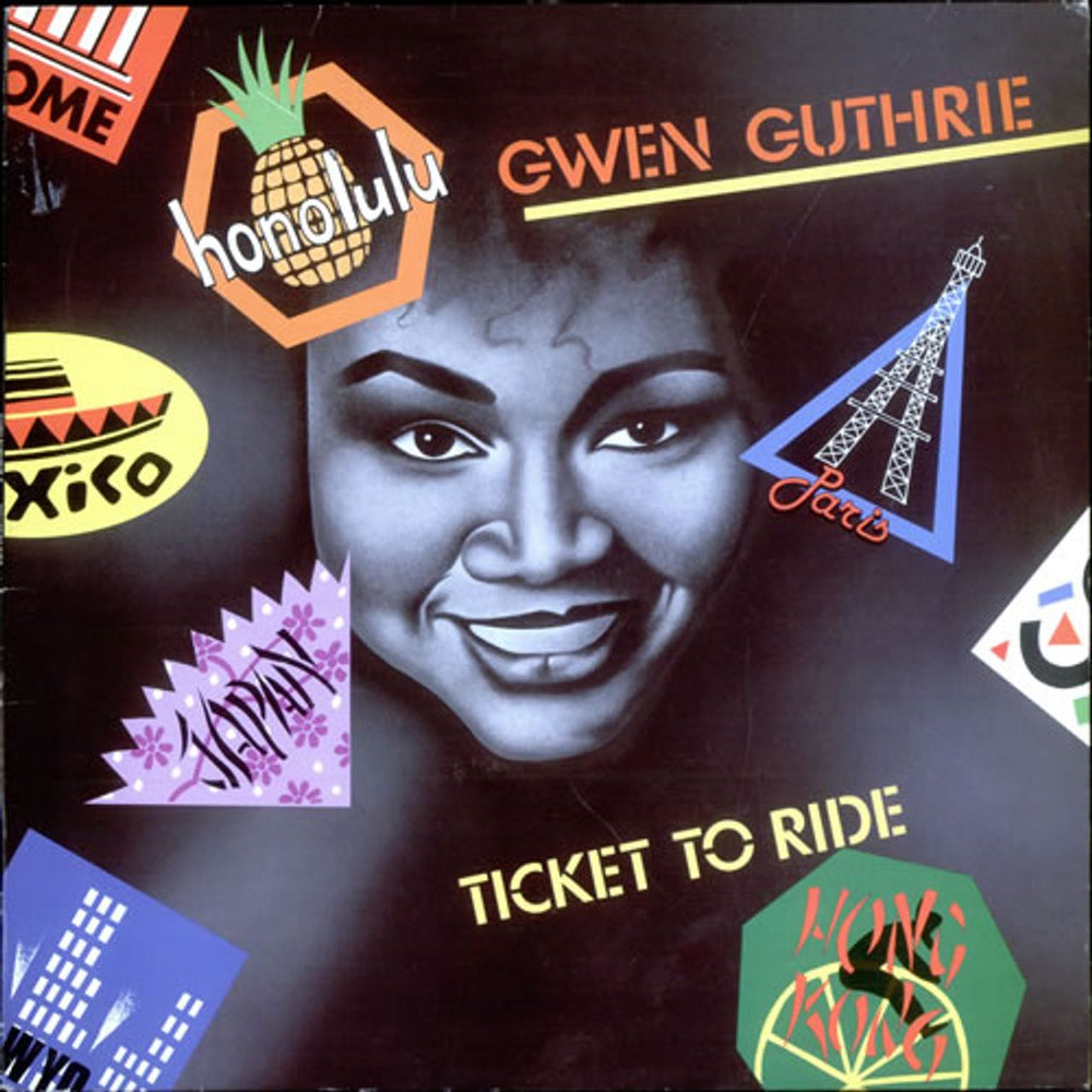 Gwen Guthrie Ticket To Ride UK vinyl LP album (LP record) BRLP516